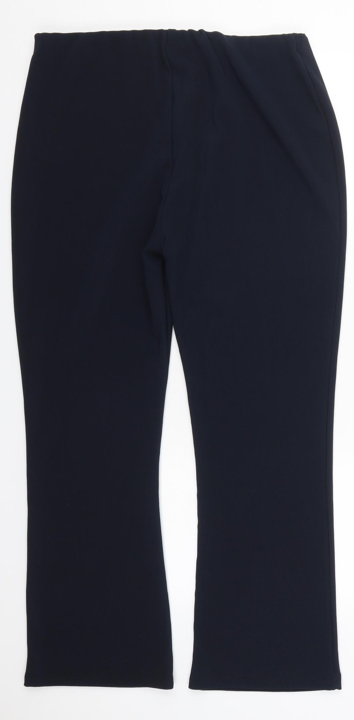 Preworn Womens Blue  Polyester Trousers  Size 18 L26 in Regular