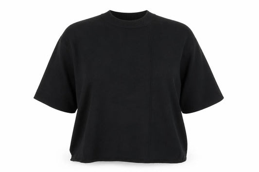 Tu Womens Black Round Neck  Viscose Pullover Jumper Size 14