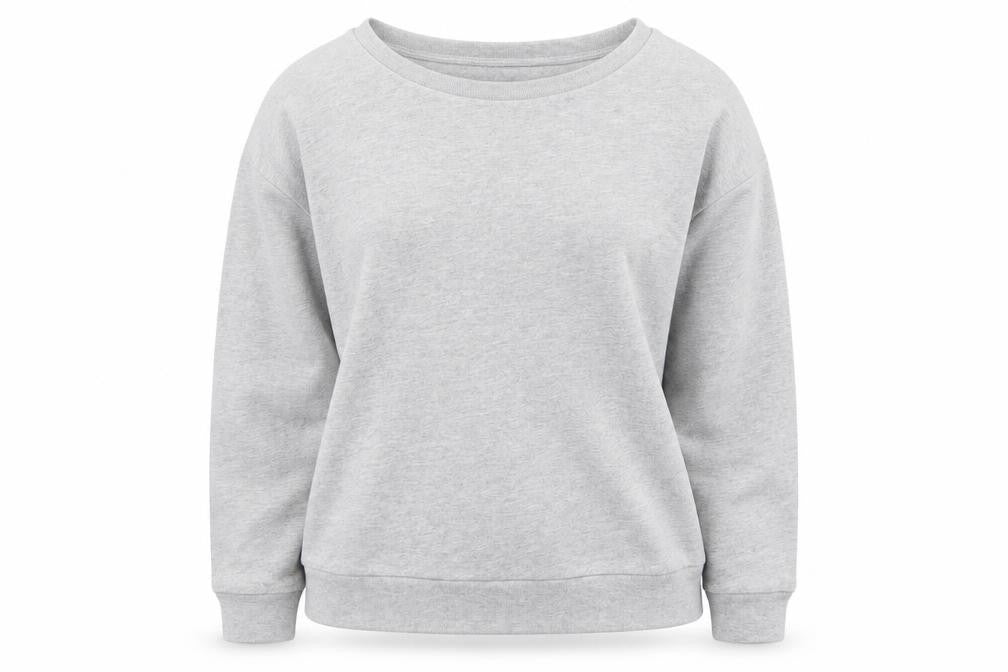 Topshop Womens Grey  Cotton Pullover Sweatshirt Size 8  Pullover