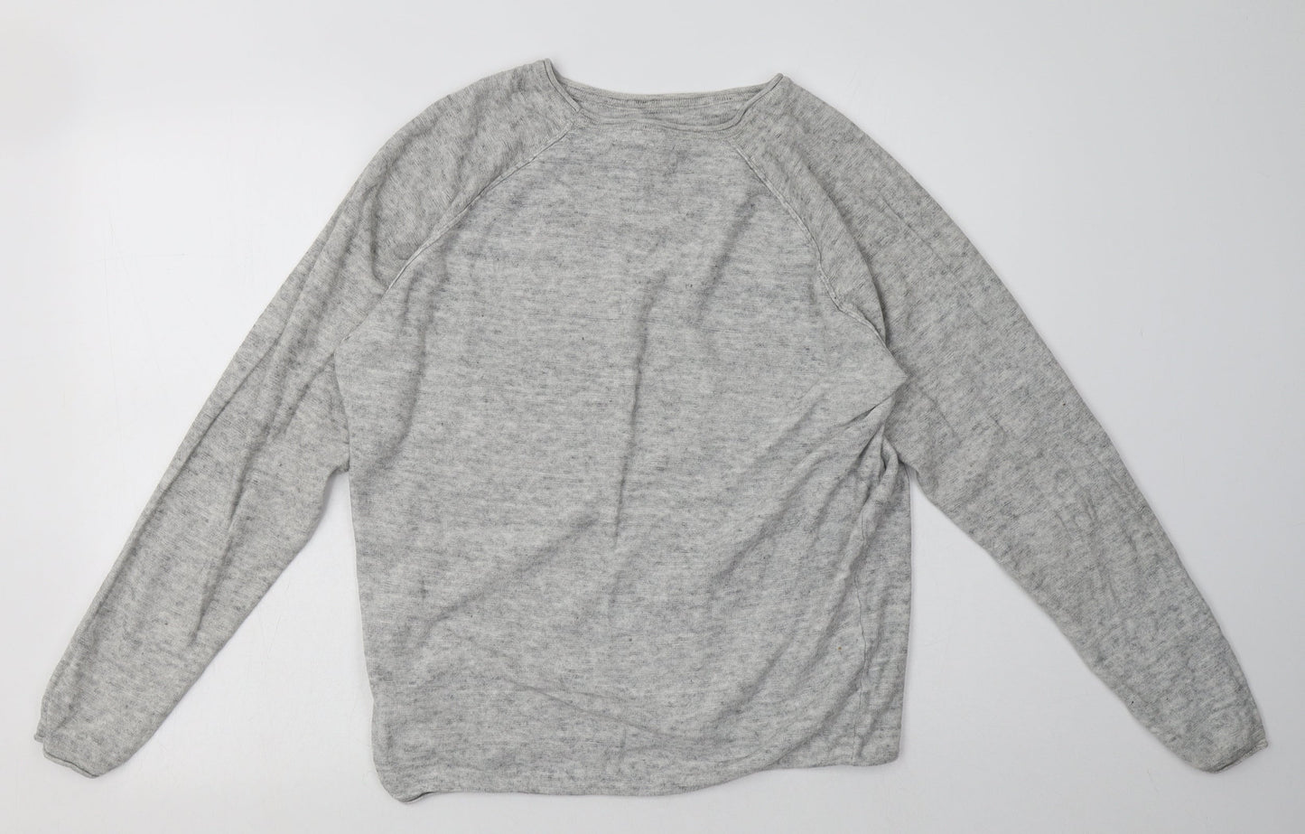 Primark Mens Grey  Cotton Pullover Sweatshirt Size M