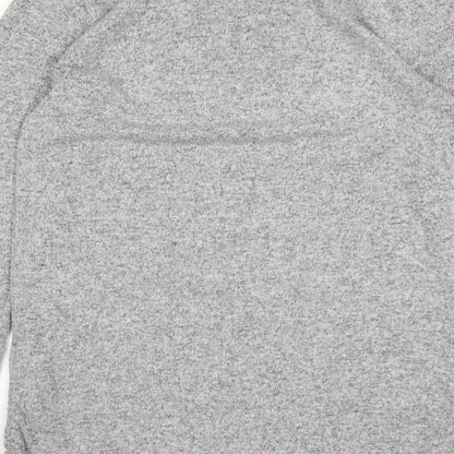 Preloved NEXT Womens Grey Round Neck  Viscose Pullover Jumper Size 8 - Label