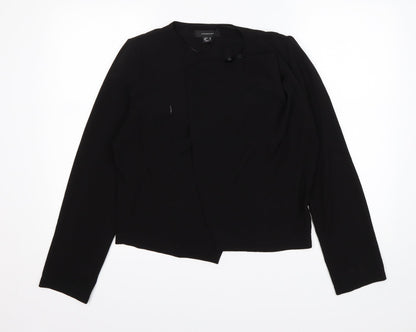 Atmosphere Womens Black  Polyester Jacket Blazer Size 12
