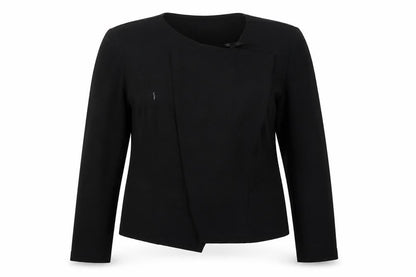 Atmosphere Womens Black  Polyester Jacket Blazer Size 12