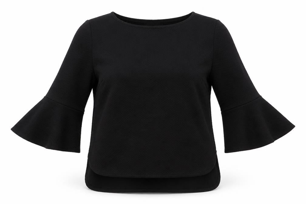 Zara Womens Black Round Neck  Polyester Pullover Jumper Size S