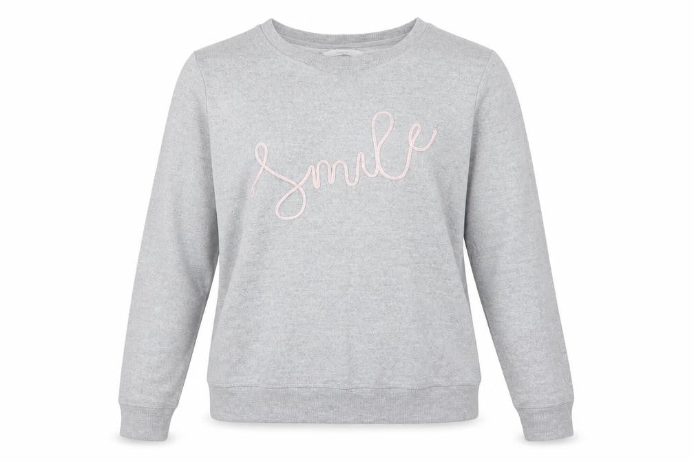 George Womens Grey Round Neck  Polyester Pullover Jumper Size 8
