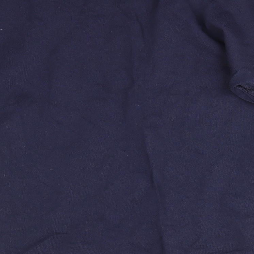 NEXT Womens Blue Round Neck  Viscose Pullover Jumper Size 10