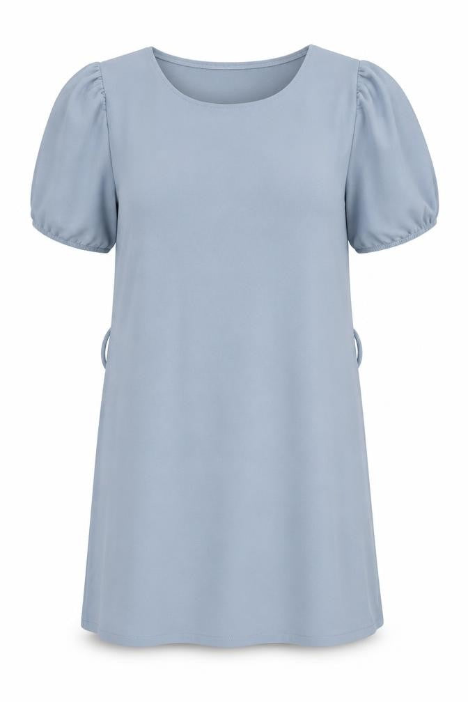 Boohoo Womens Blue  Polyester A-Line  Size 14  Crew Neck Pullover
