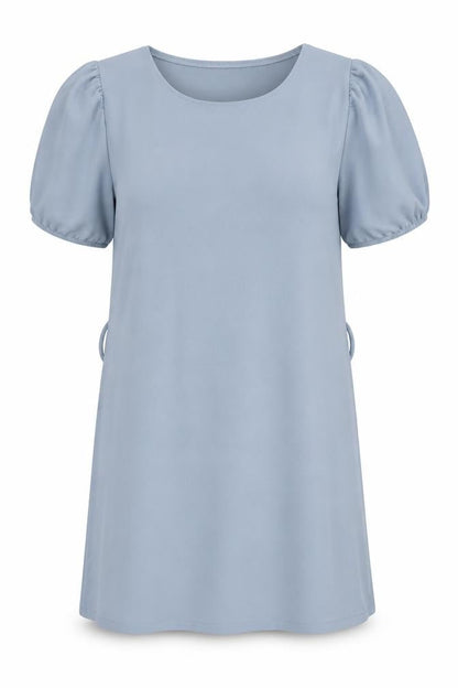 Boohoo Womens Blue  Polyester A-Line  Size 14  Crew Neck Pullover