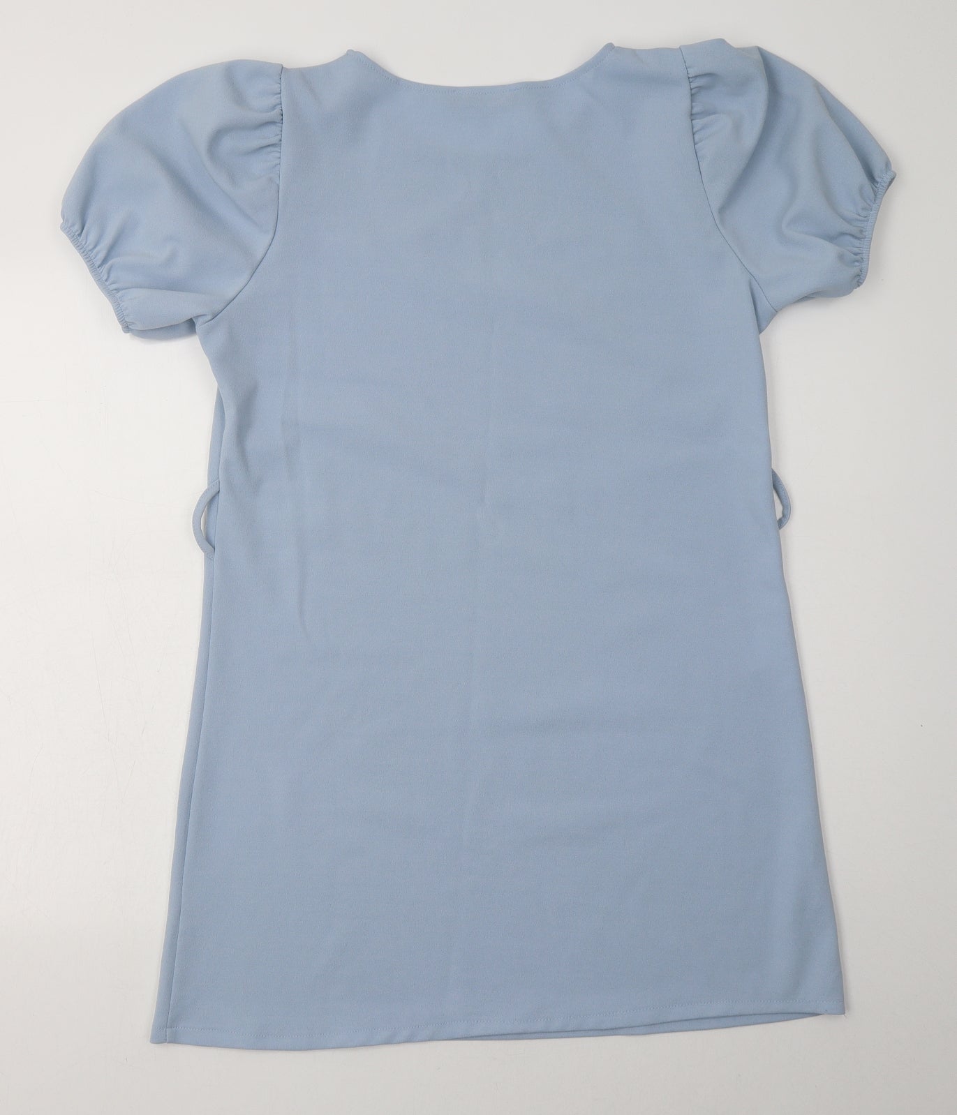 Boohoo Womens Blue  Polyester A-Line  Size 14  Crew Neck Pullover