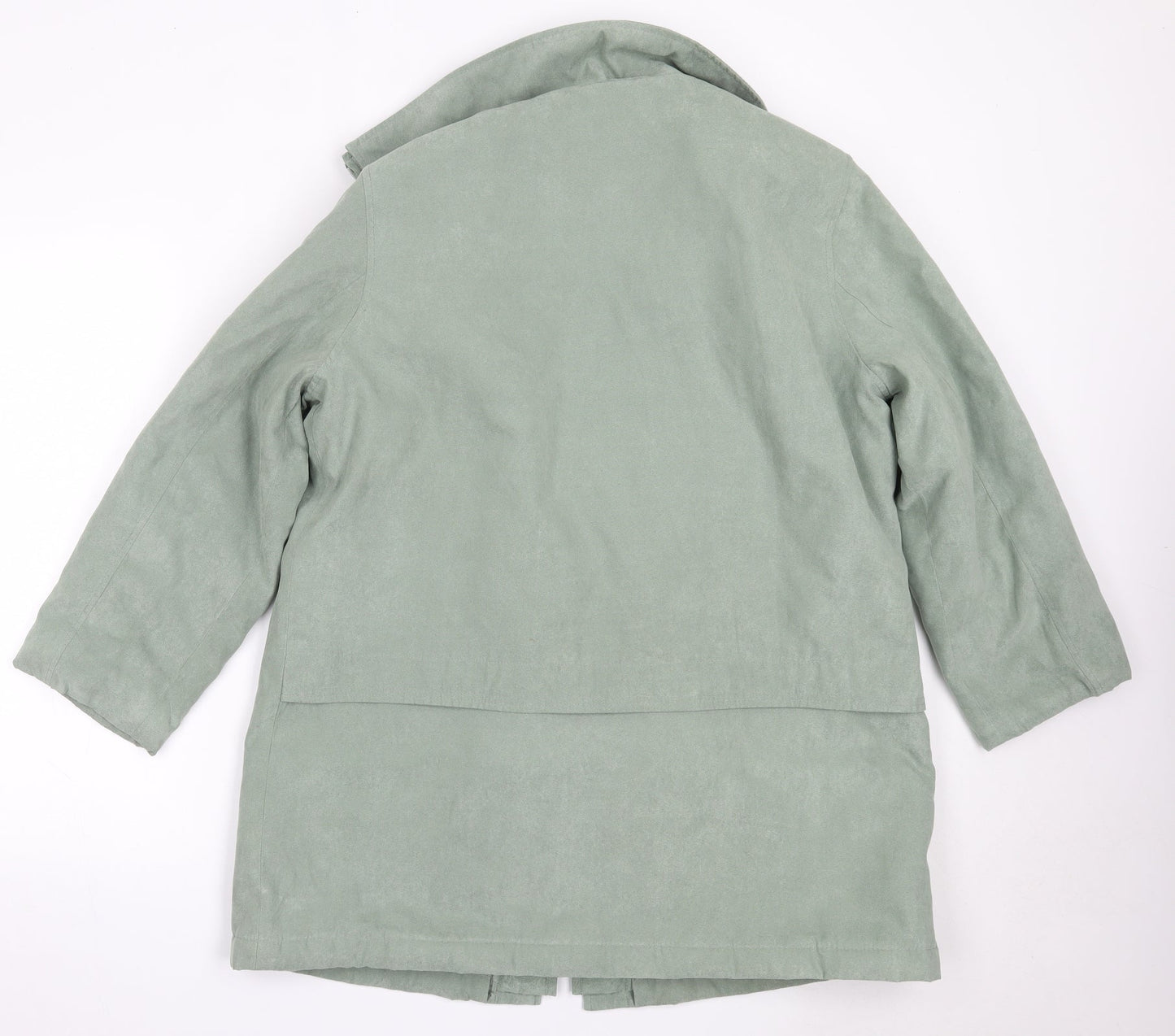 EWM Womens Green   Overcoat Coat Size 18