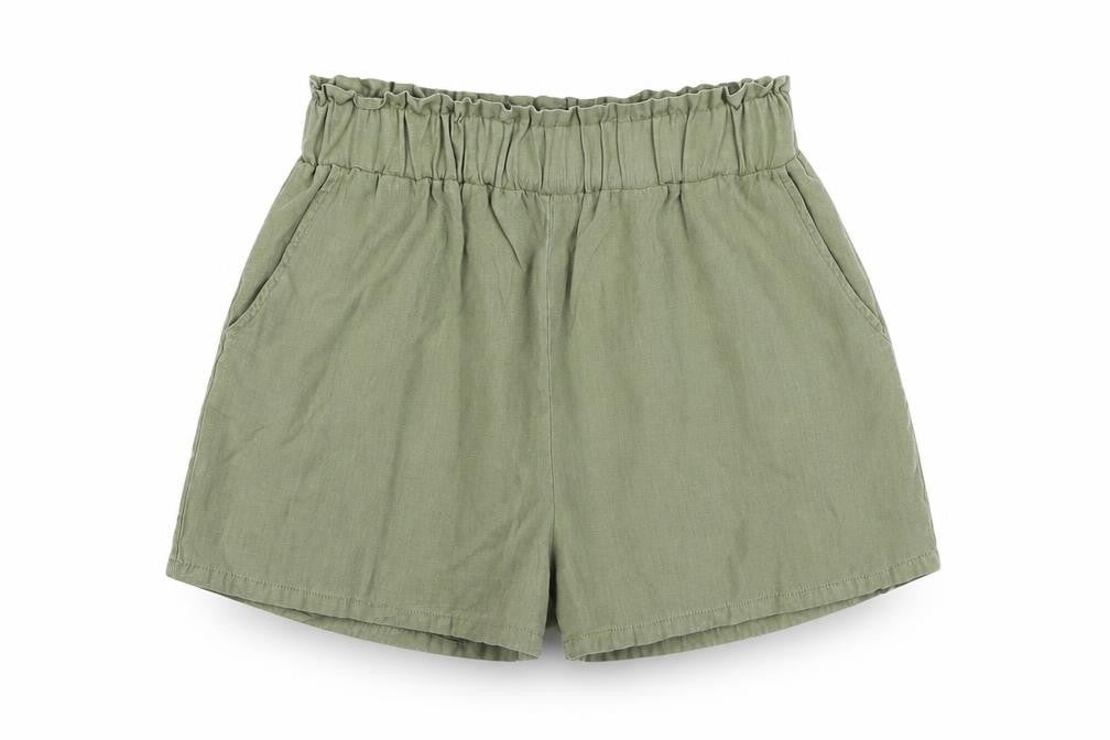 INSIDE Womens Green  Lyocell Sailor Shorts Size L L4 in Regular