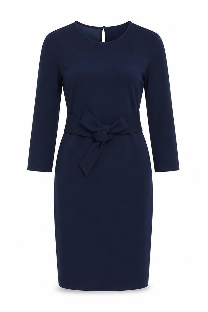 SheIn Womens Blue  Polyester Pencil Dress  Size S  Round Neck