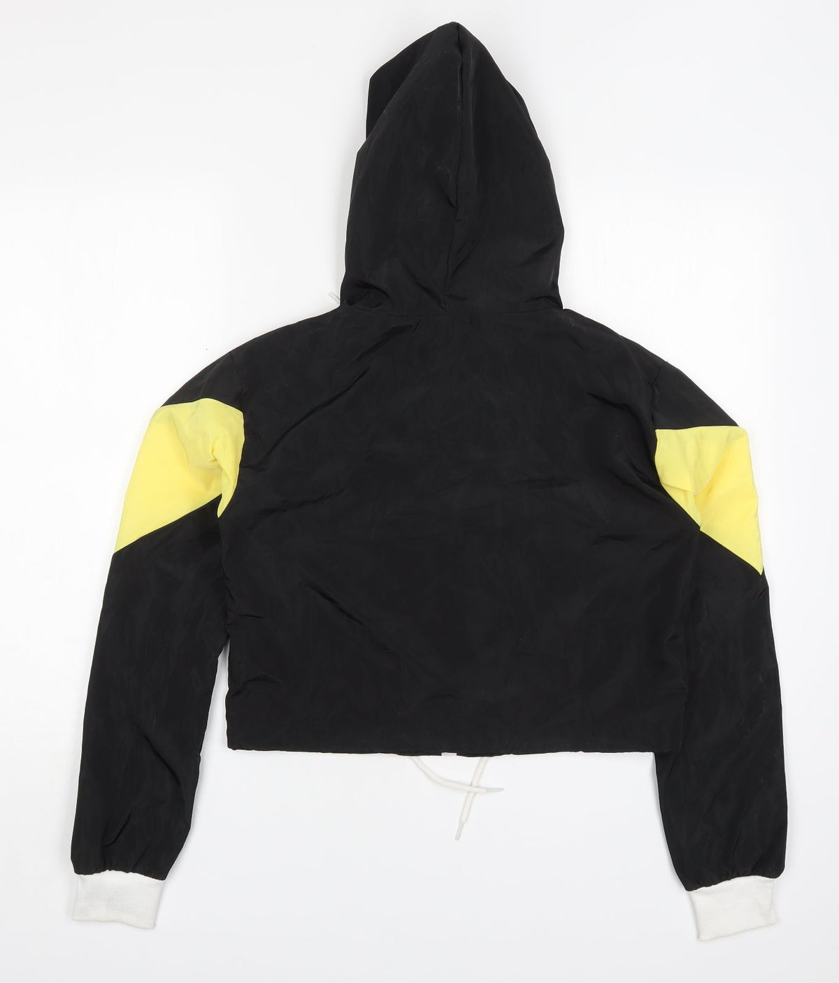 Rising Womens Black   Jacket  Size S  Zip - Yellow Colour Block