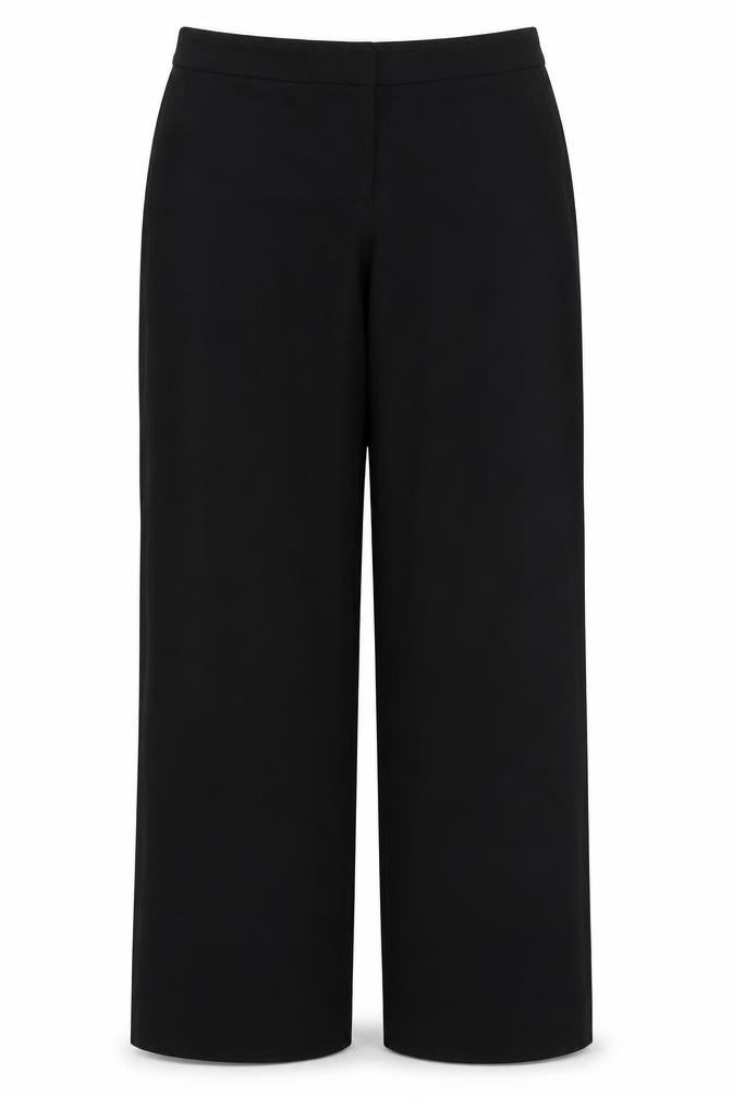 NEXT Womens Black  Polyester Trousers  Size 12 L31 in Regular Hook & Eye