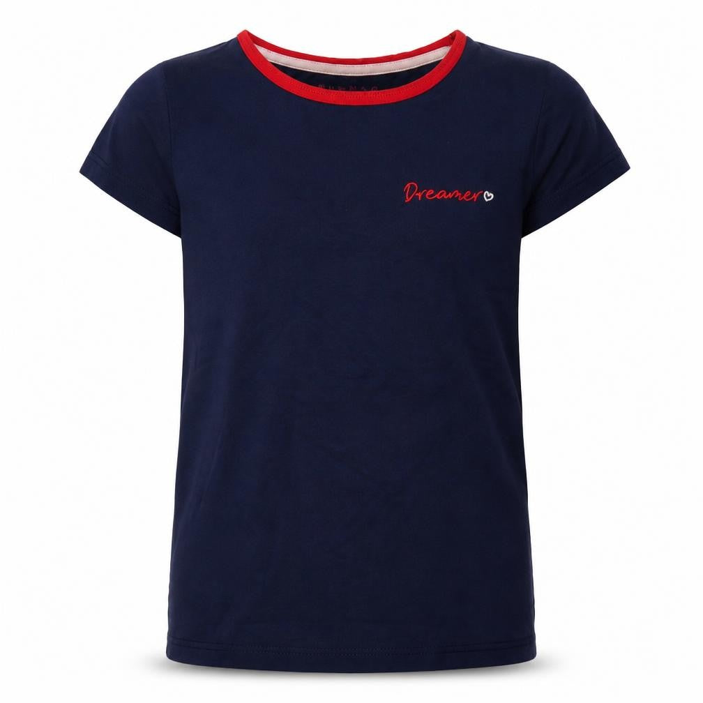 Nutmeg Girls Blue  Cotton  Pyjama Top Size 10-11 Years  Pullover - dreamer