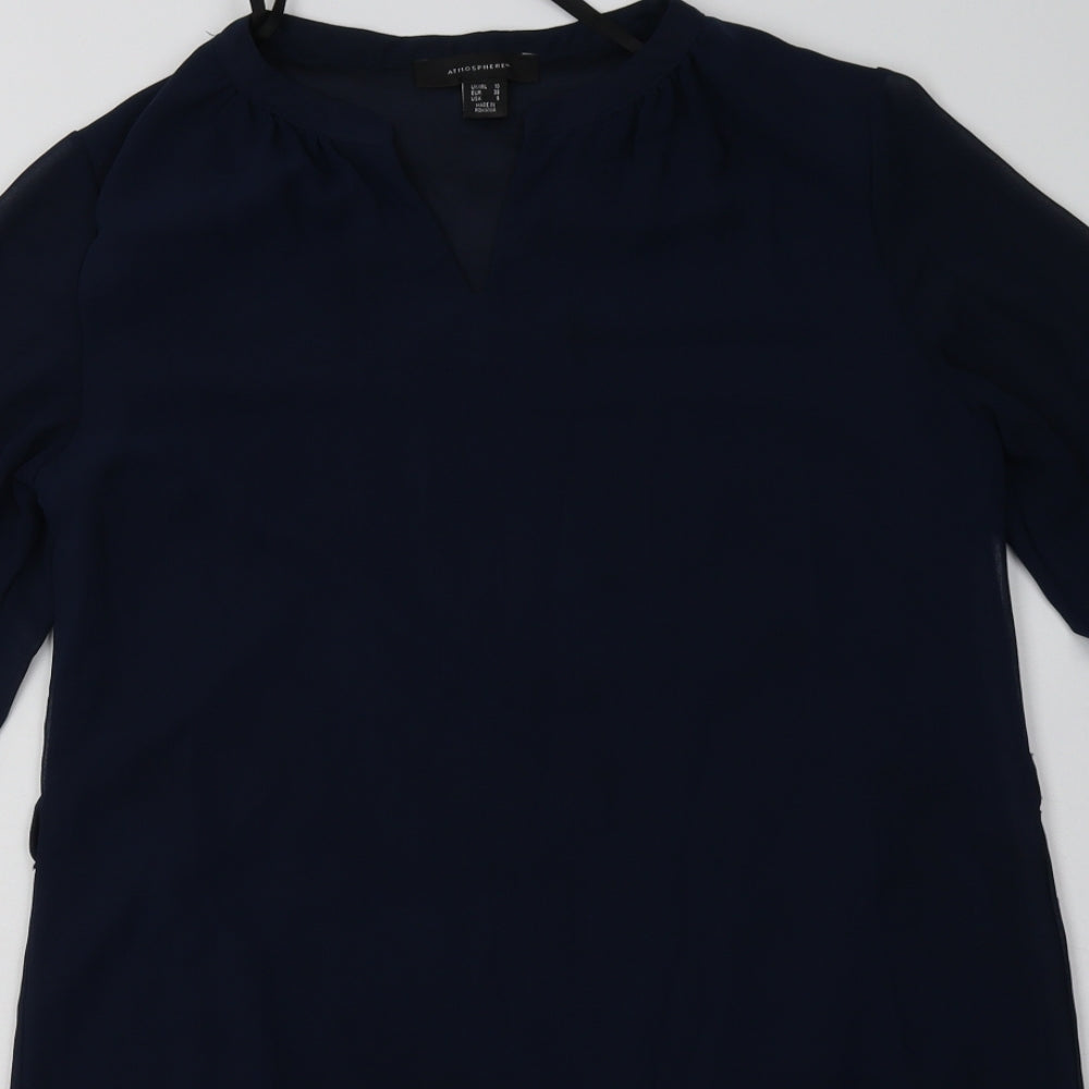 Primark Womens Blue  Polyester A-Line  Size 10  V-Neck Pullover
