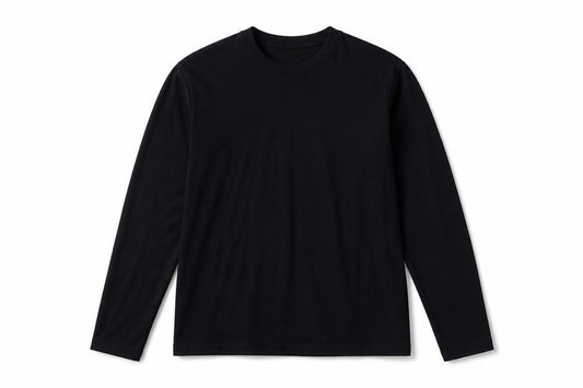 Preworn Mens Black  Cotton Pullover Sweatshirt Size M