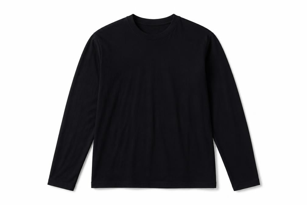 Preworn Mens Black  Cotton Pullover Sweatshirt Size M