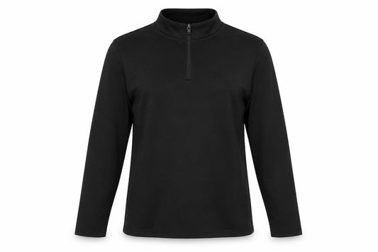 PRETTYLITTLETHING Womens Black  Polyester Henley Sweatshirt Size M
