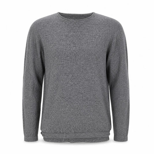 Cedarwood State Mens Grey Round Neck Cotton Pullover Jumper Size M