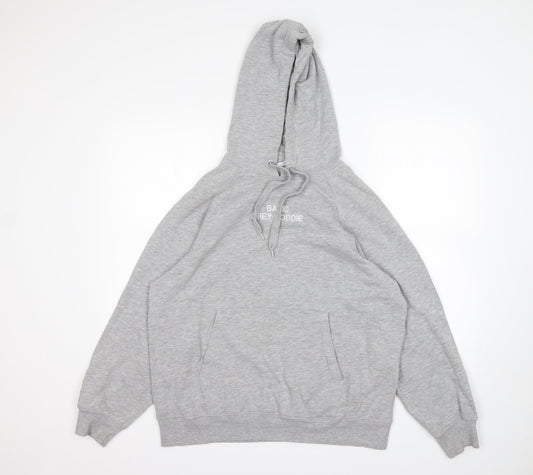 Zara Womens Green  Cotton Pullover Hoodie Size S