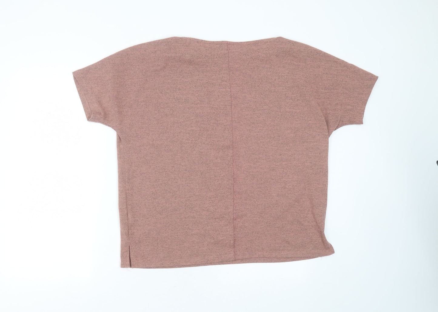 Primark Womens Pink Round Neck  Polyester Pullover Jumper Size 12