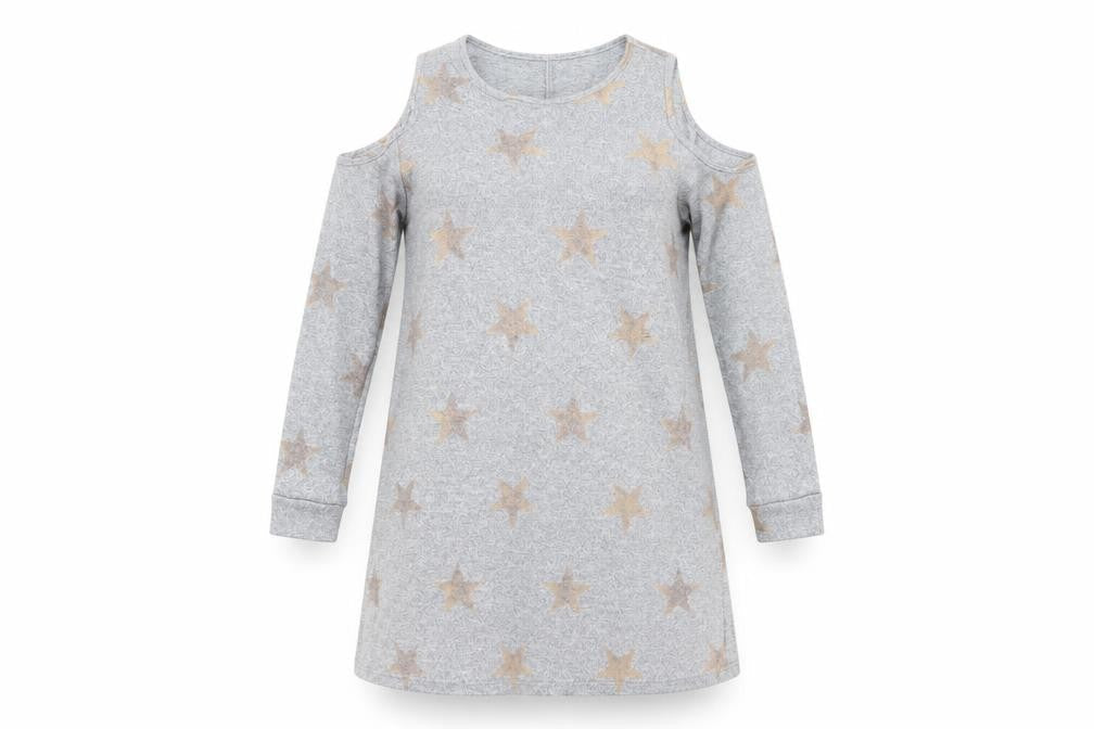 Primark Womens Grey  Polyester Jumper Dress  Size 12  Round Neck