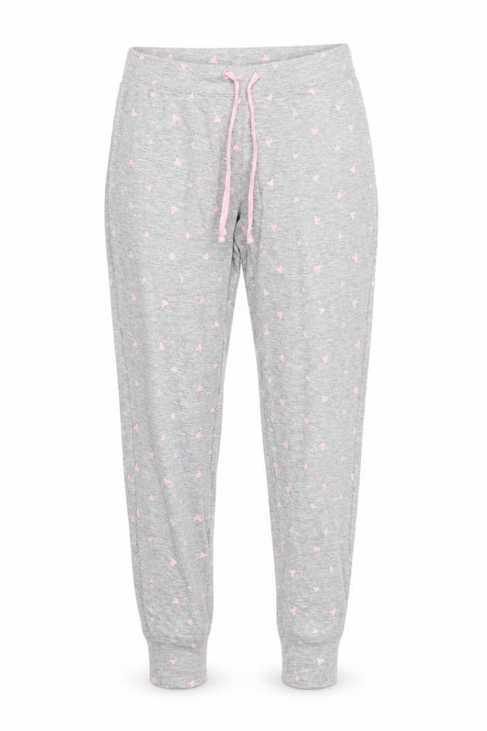 Cynthia Rowley Womens Grey Polka Dot Viscose Jogger Trousers Size XS L29 in Regular  - Sleepwear