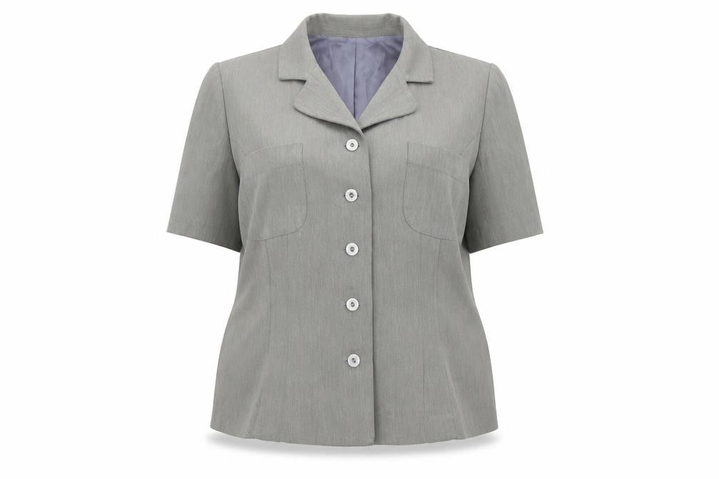 Roman Womens Grey  Polyester Jacket Blazer Size 18