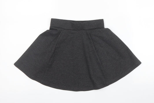 George Girls Grey  Viscose A-Line Skirt Size 3 Years  Regular