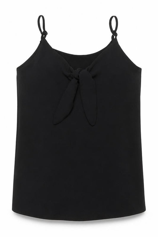 River Island Womens Black  Polyester Camisole Blouse Size 6 V-Neck