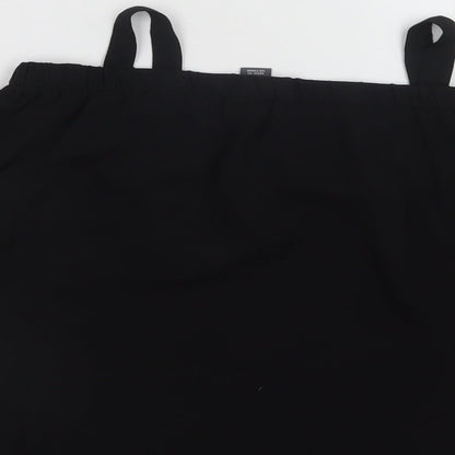 Primark Girls Black  Polyester Basic Blouse Size 9-10 Years Off the Shoulder
