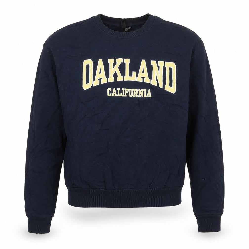 H&M Womens Blue  Cotton Pullover Sweatshirt Size S  Pullover - Oakland California