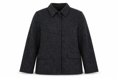 Suzie J Womens Grey   Jacket Blazer Size 16  Button