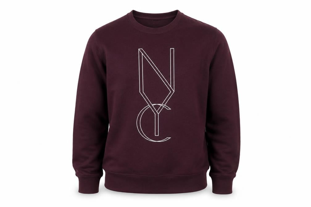 H&M Mens Purple  Polyester Pullover Sweatshirt Size M   - NYC
