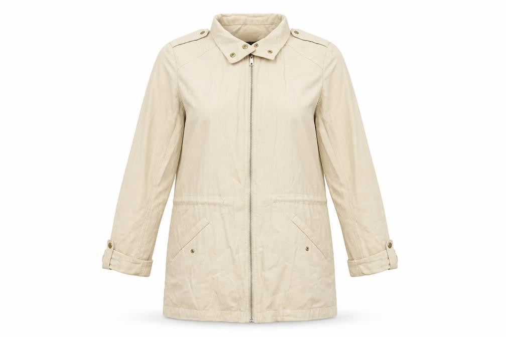 Zara Womens Beige   Jacket  Size XS  Zip