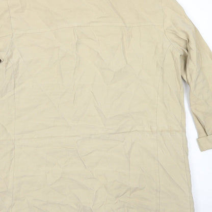 Zara Womens Beige   Jacket  Size XS  Zip