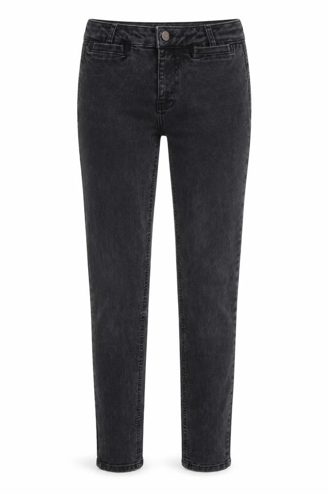 Marks & Spencer Womens Grey  Cotton Skinny Jeans Size 8 L28 in Slim Zip