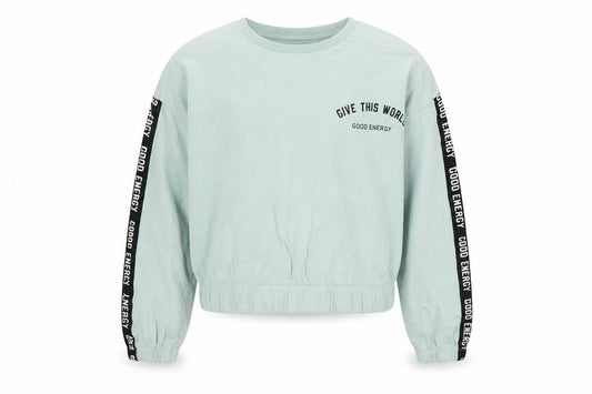 George Girls Green  Cotton Cape Sweatshirt Size 9-10 Years  Pullover - good energy