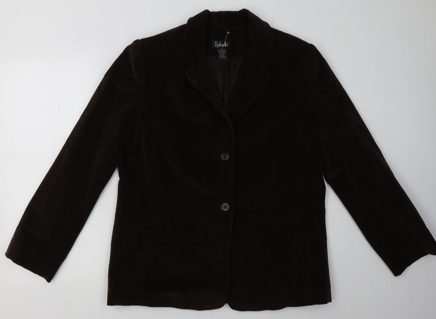 Rafaella Womens Brown   Jacket Blazer Size 14