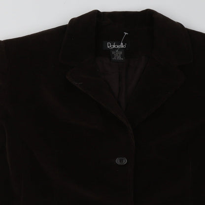Rafaella Womens Brown   Jacket Blazer Size 14