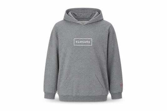 closure Womens Grey  Polyester Pullover Hoodie Size S  Pullover