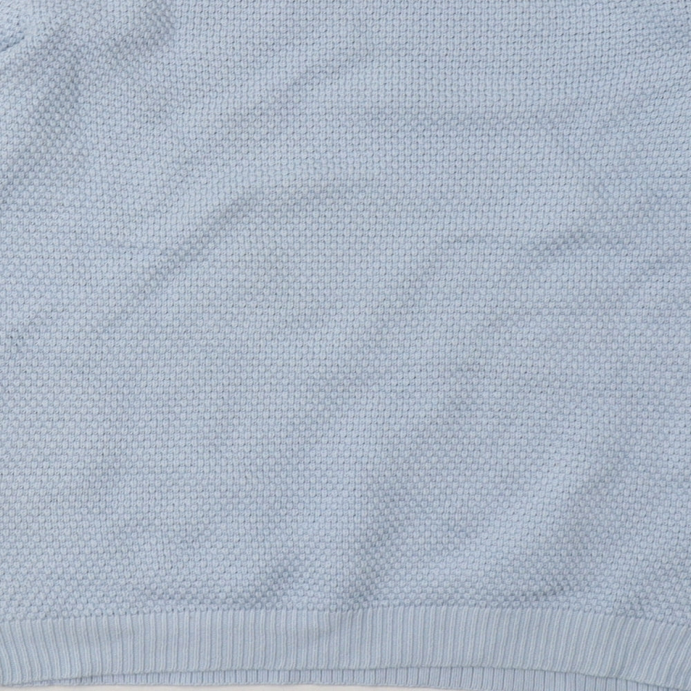VILA Womens Blue  Cotton Pullover Sweatshirt Size S  Pullover