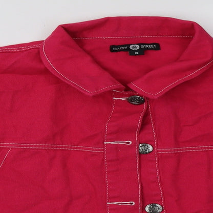 Daisy Street Womens Pink   Jacket  Size 8  Button