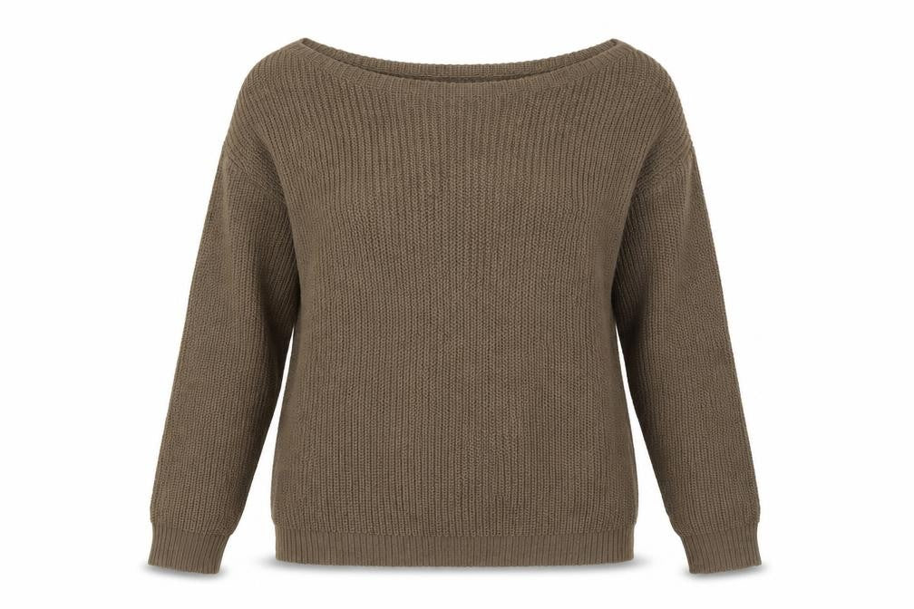 Missguided Womens Brown  Acrylic Pullover Sweatshirt Size M  Pullover