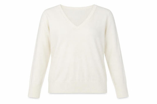 NEXT Womens White  Acrylic Pullover Sweatshirt Size 16  Pullover