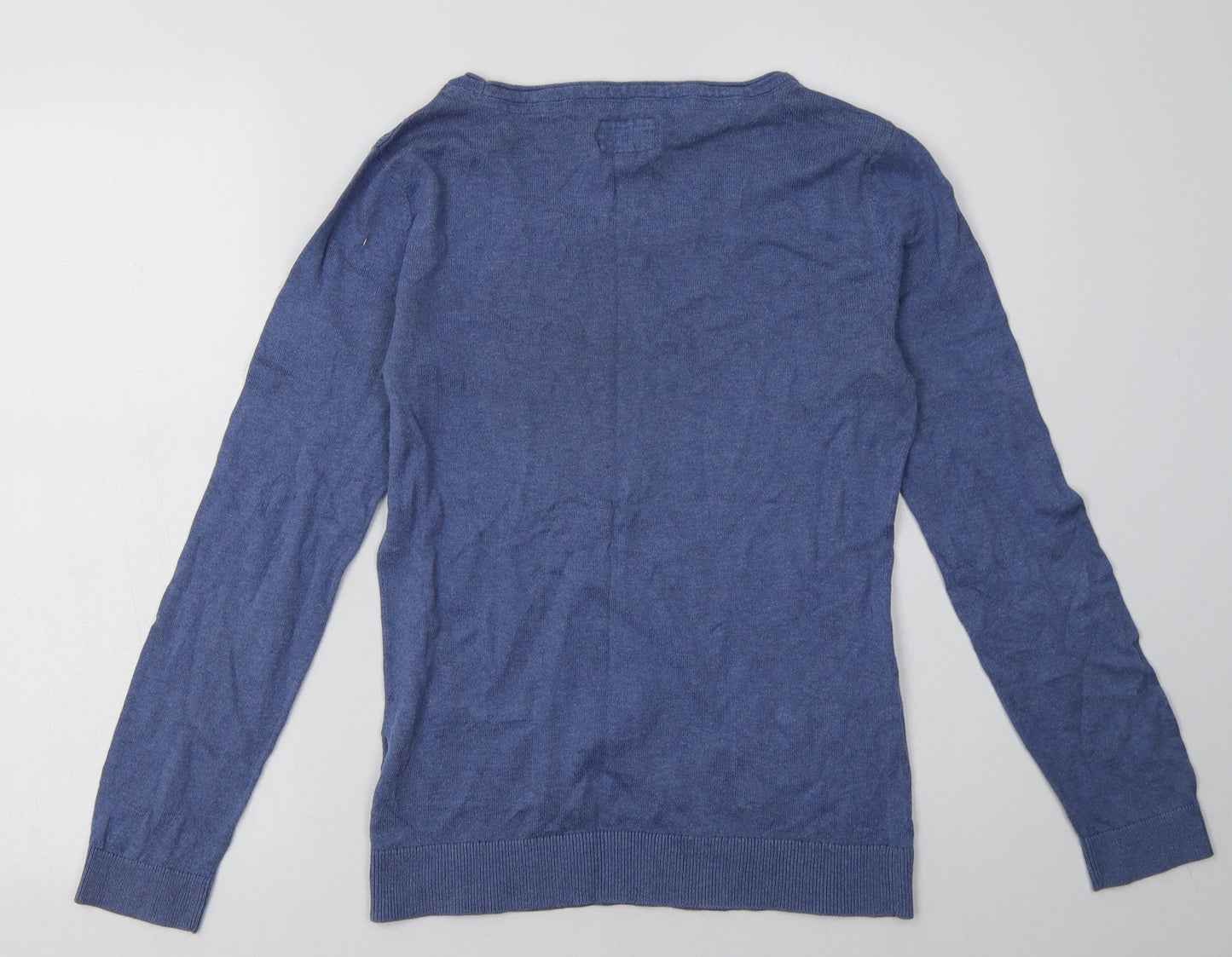 Debenhams Womens Blue  Cotton Pullover Sweatshirt Size 10  Pullover