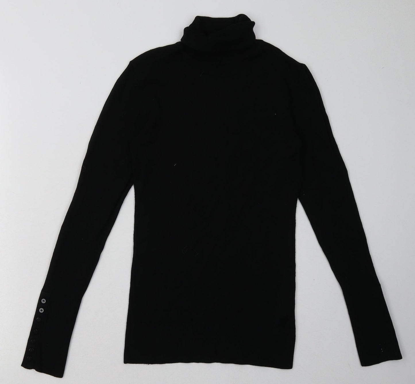 Primark Womens Black  Viscose Pullover Sweatshirt Size 10  Pullover