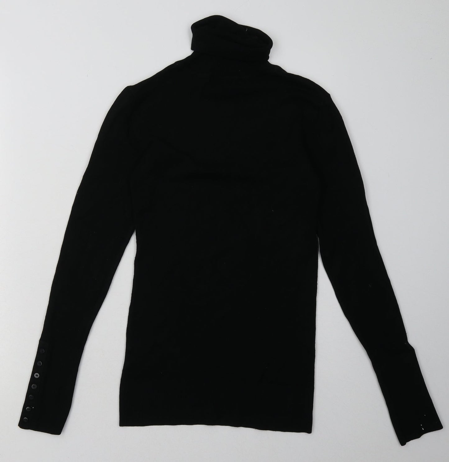 Primark Womens Black  Viscose Pullover Sweatshirt Size 10  Pullover