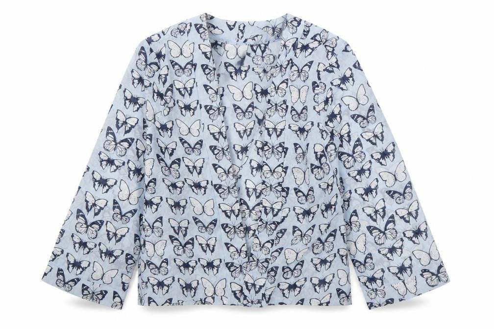 Evie Girls Multicoloured Animal Print Polyester Wrap Blouse Size 5 Years V-Neck